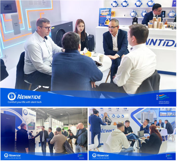 外洋空气能展会现场